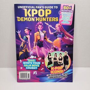 Unofficial Fan's Guide to KPOP Demon Hunters Magazine Activity Book Used